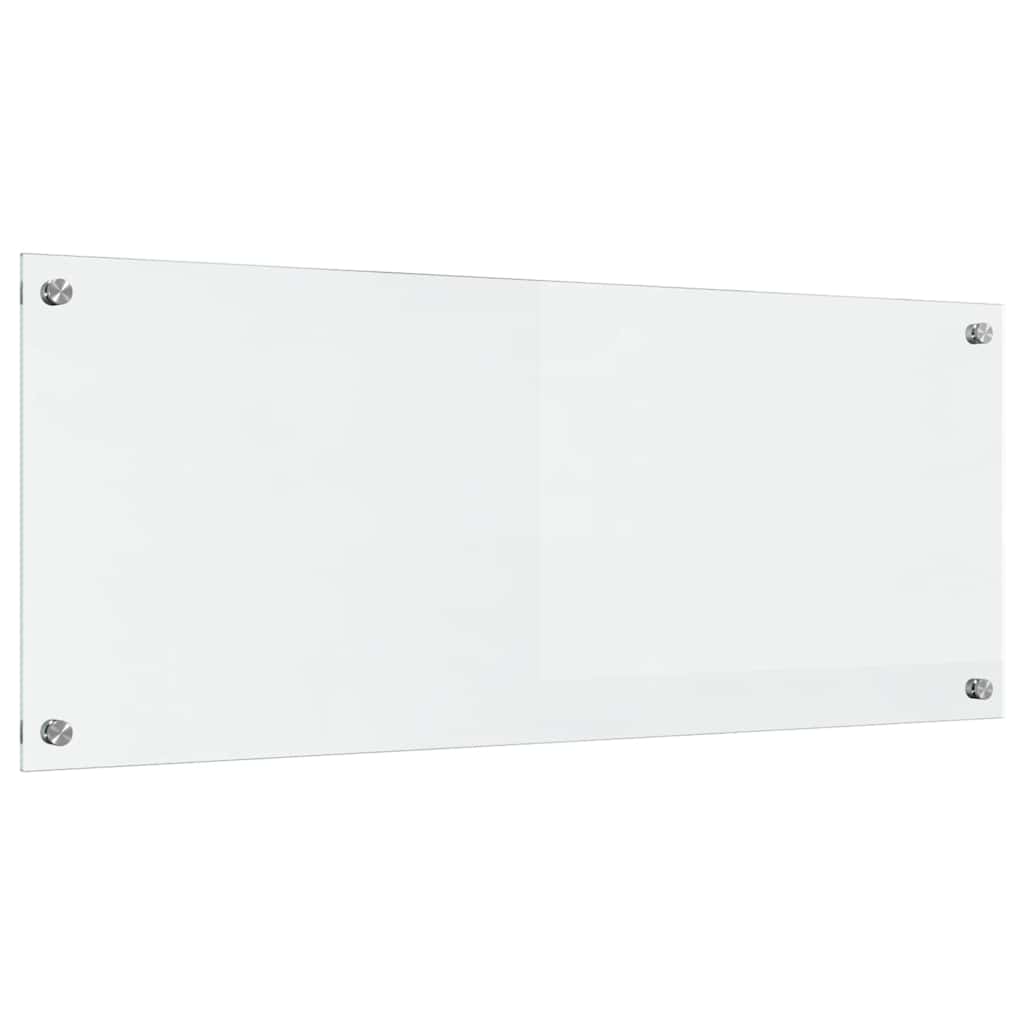 Vidaxl keuken achterwand doorzichtig 100 x 40 cm gehard glas