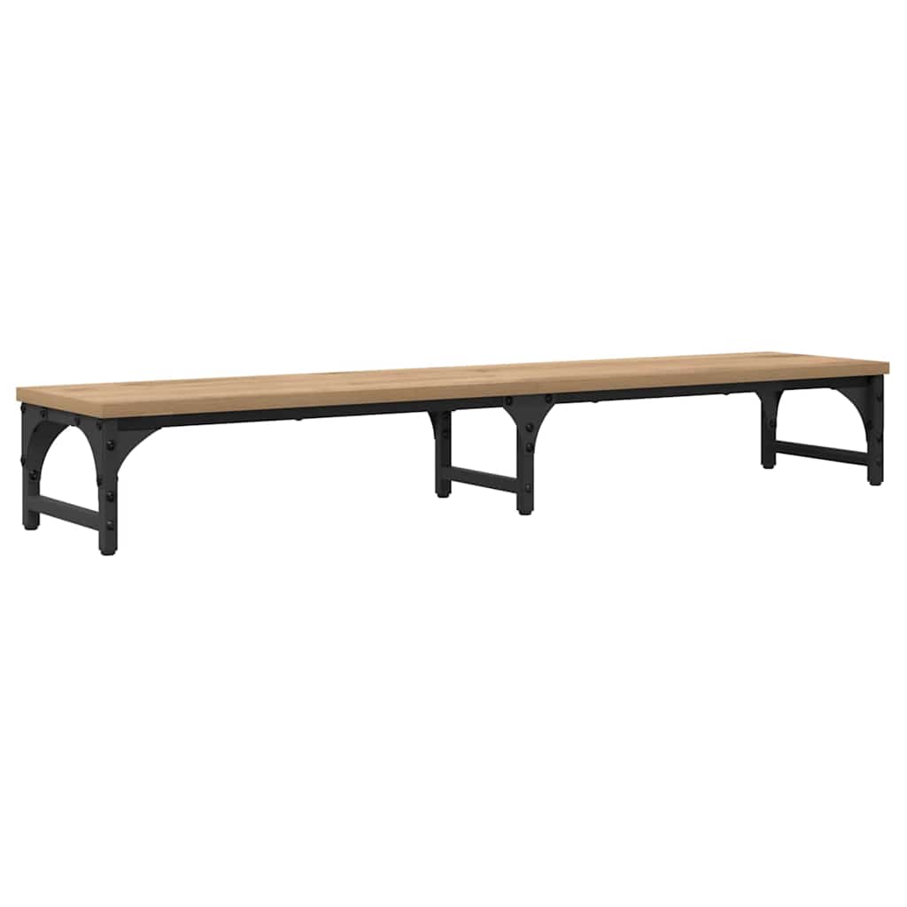 Vidaxl monitor stand artisan eiken 105 x 23 x 15,5 cm bewerkt hout