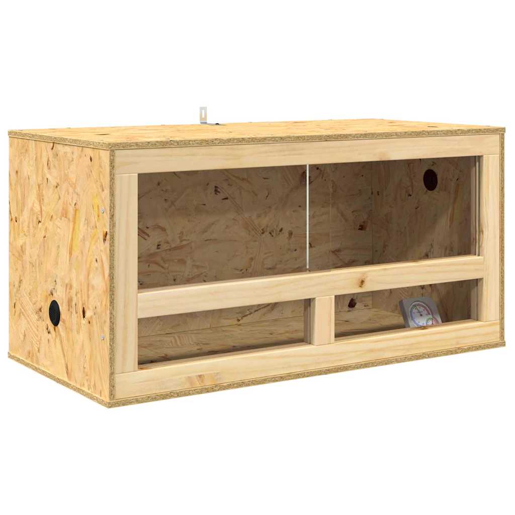 Vidaxl terrarium bruin 80 x 40 x 40 cm osb