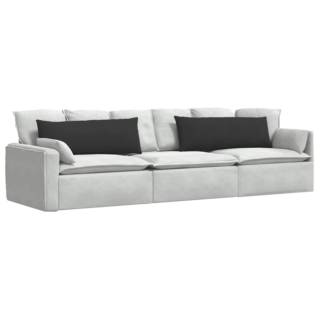 Vidaxl sofa kussens 2 stuks zwart 120 x 40 cm stof
