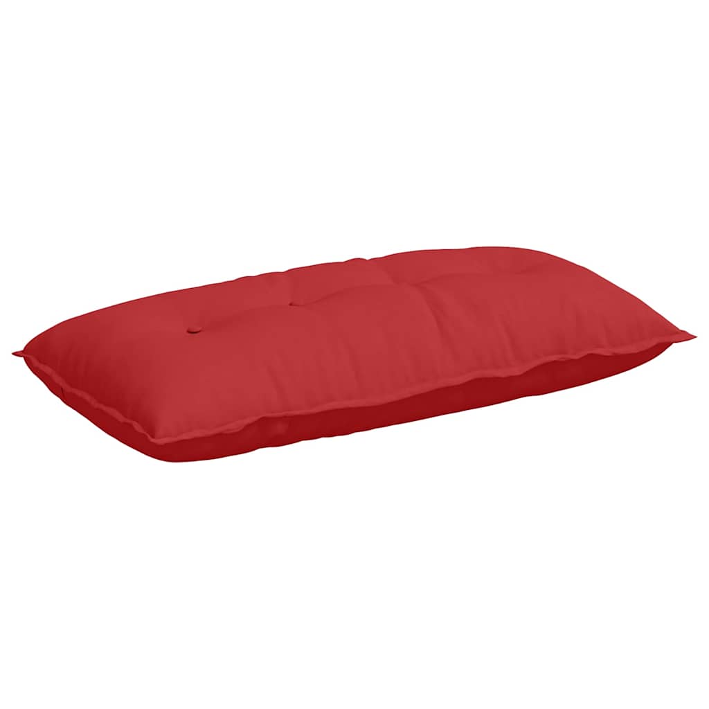 Vidaxl rugkussen rood 100 x 19 x 50 cm stof