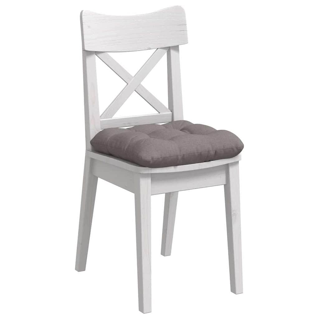 Vidaxl zitkussens 4 pcs taupe 40 x 40 x 12 cm stof