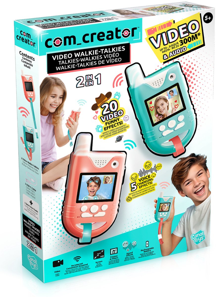 Canal toys video walkie-talkies