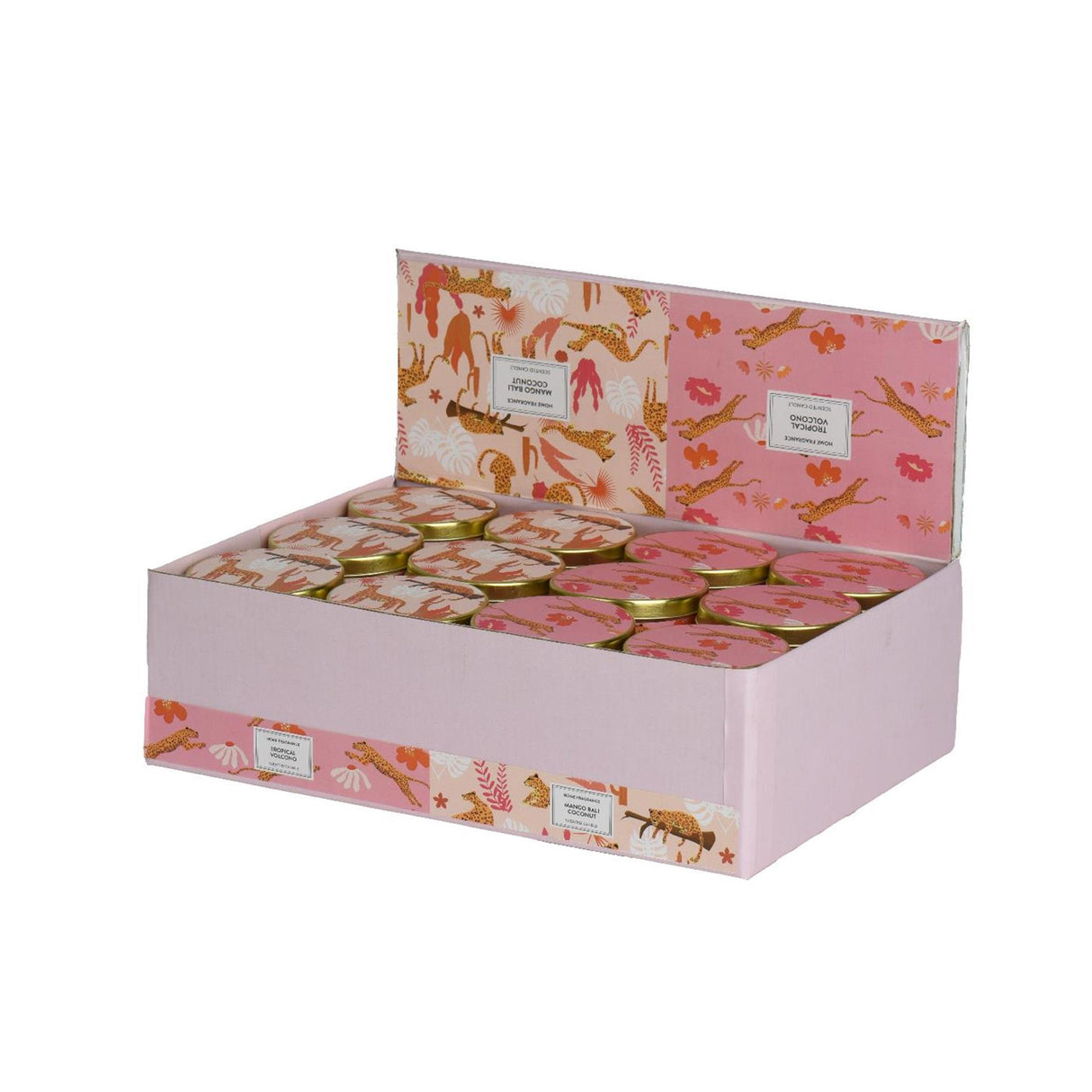 Decoris geurkaars in blikje ø7,8xh4,5cm