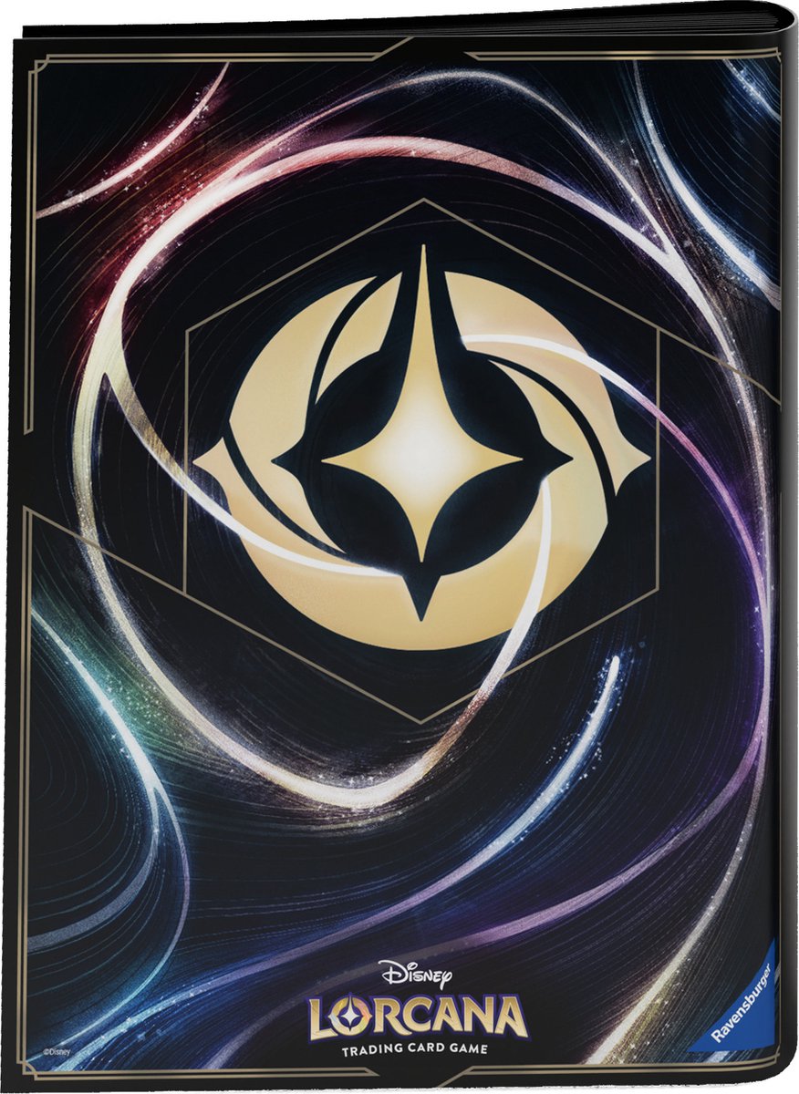Disney lorcana tcg - lorcana classic logo lorebook card portfolio