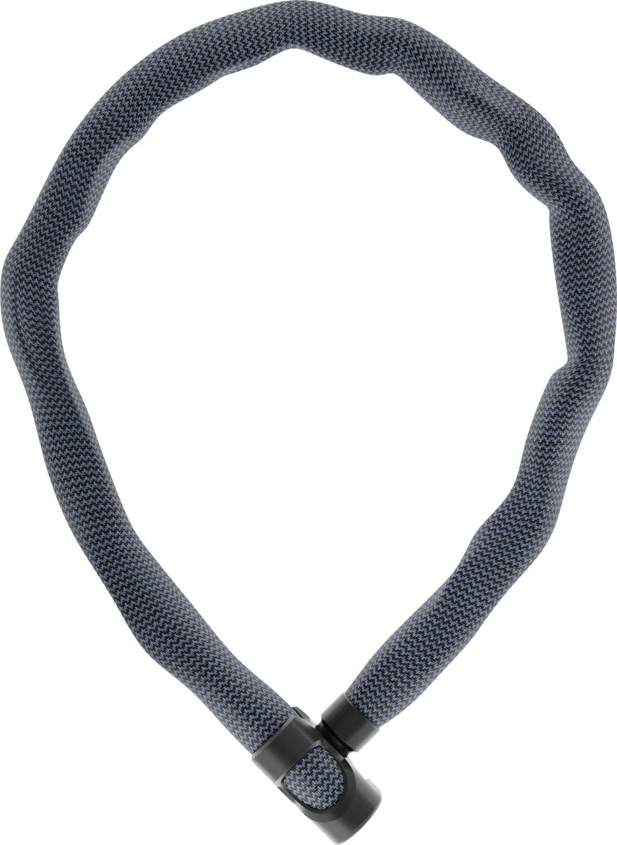 Abus fietsslot kettingslot - ivera chain 7210 color - security level 8 - grijs - 110 cm - geschikt voor elektrische fietsen en stadsfietsen