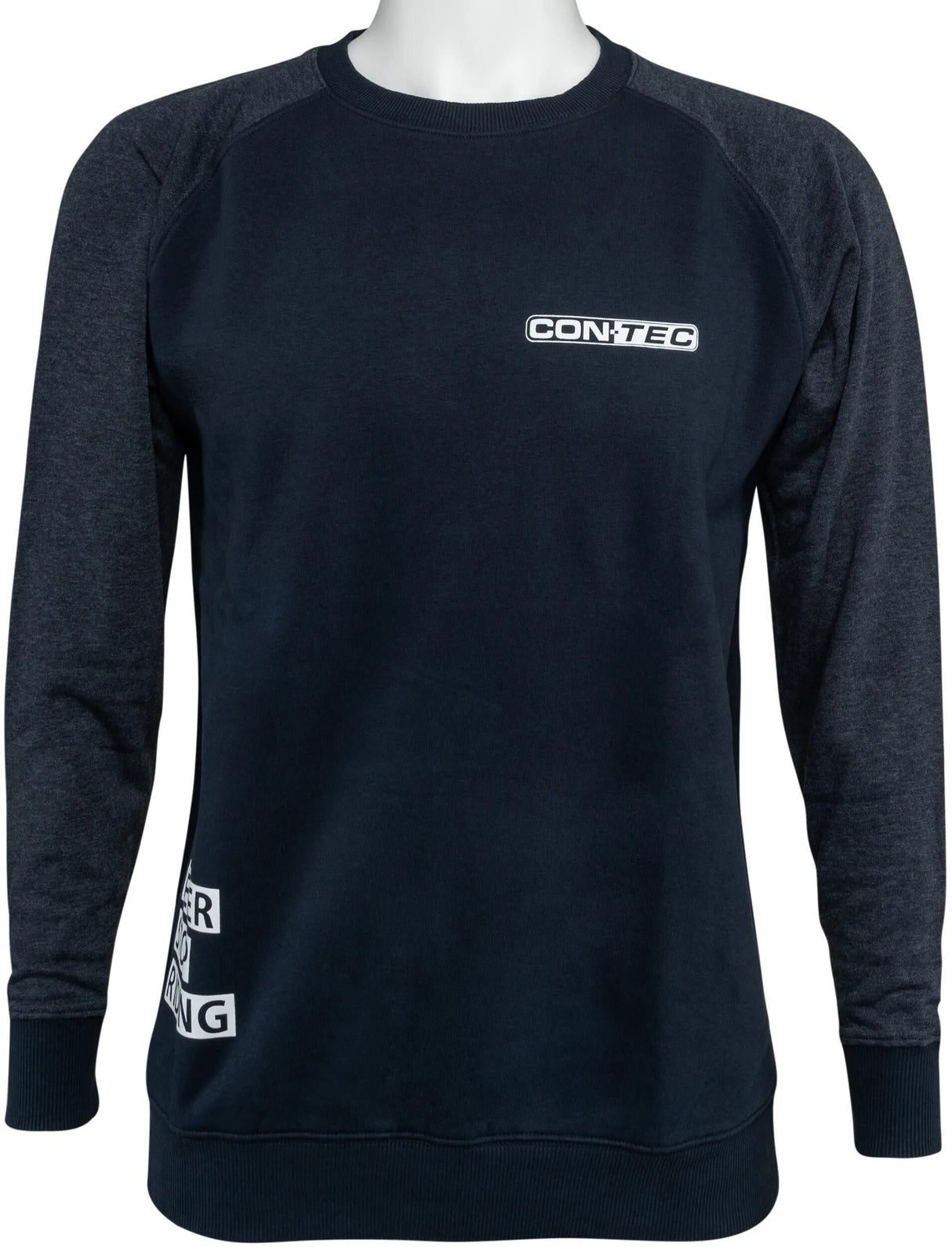 Contec sweatshirt never stop riding ct sweatshirt never stop riding size xl blue grey