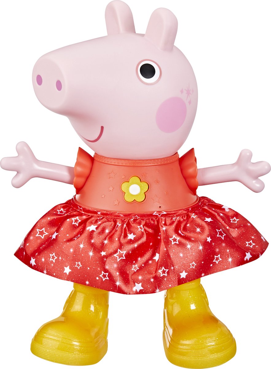 Peppa pig peppa's modderpoelen feestje - interactieve pop