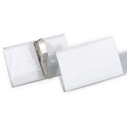 Badge durable 8110-19 transparant 25 stuks 4 x 7,4 cm