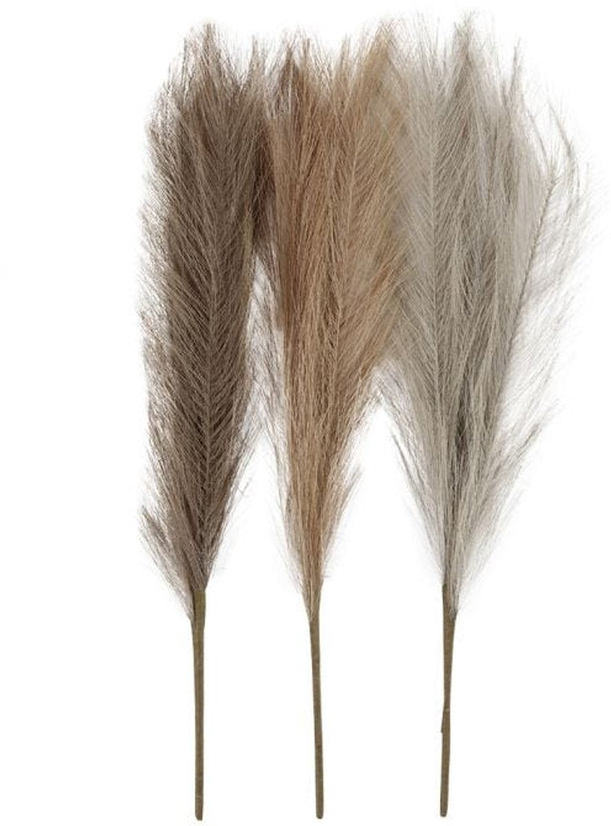 Creativ company pampa gras aardetinten 50 cm 3 stuks