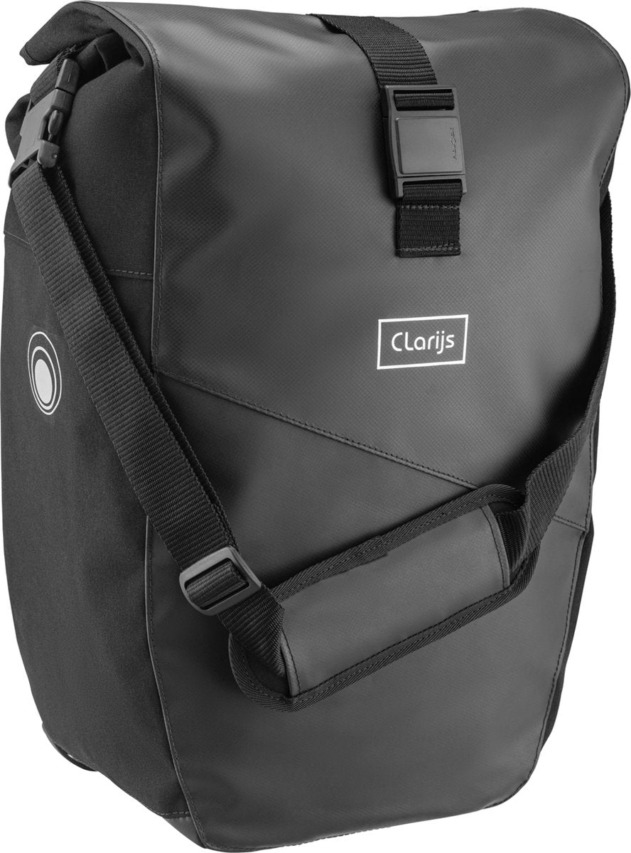 Clarijs fietstas solobag 24l zwart-rood
