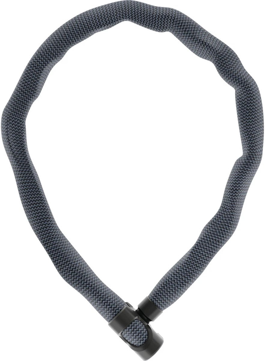 Abus fietsslot kettingslot - ivera chain 7210 color - security level 8 - grijs - 85 cm - geschikt voor elektrische fietsen en stadsfietsen