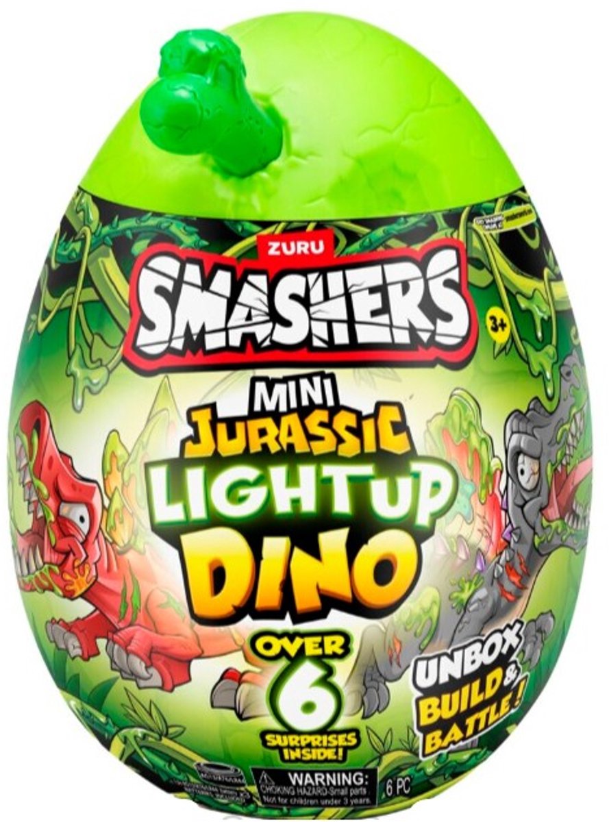 Zuru smashers mini jurassic light up dino