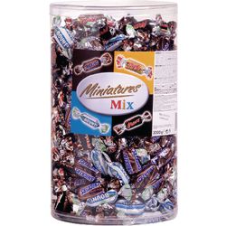 Mini-chocoladereep celebrations miniatures mix 296 stuks 3000 g