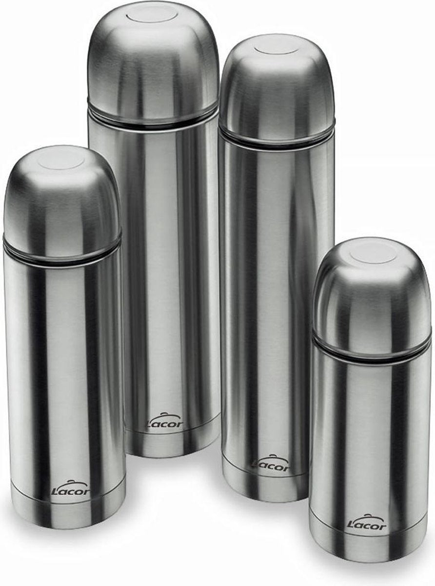 Lacor isoleerfles -500ml - rvs - dubbelwandig