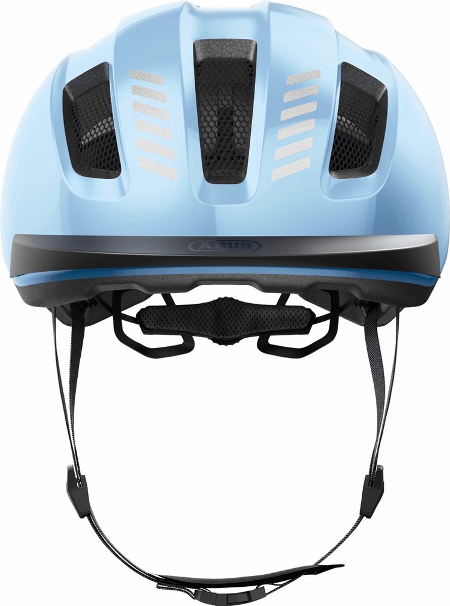 Abus fietshelm purl-y iced blue m - 54-58 cm - blauw - geschikt voor gebruik op speed pedelecs - elektrische fietsen - snorfietsen - nta-8776 320 g