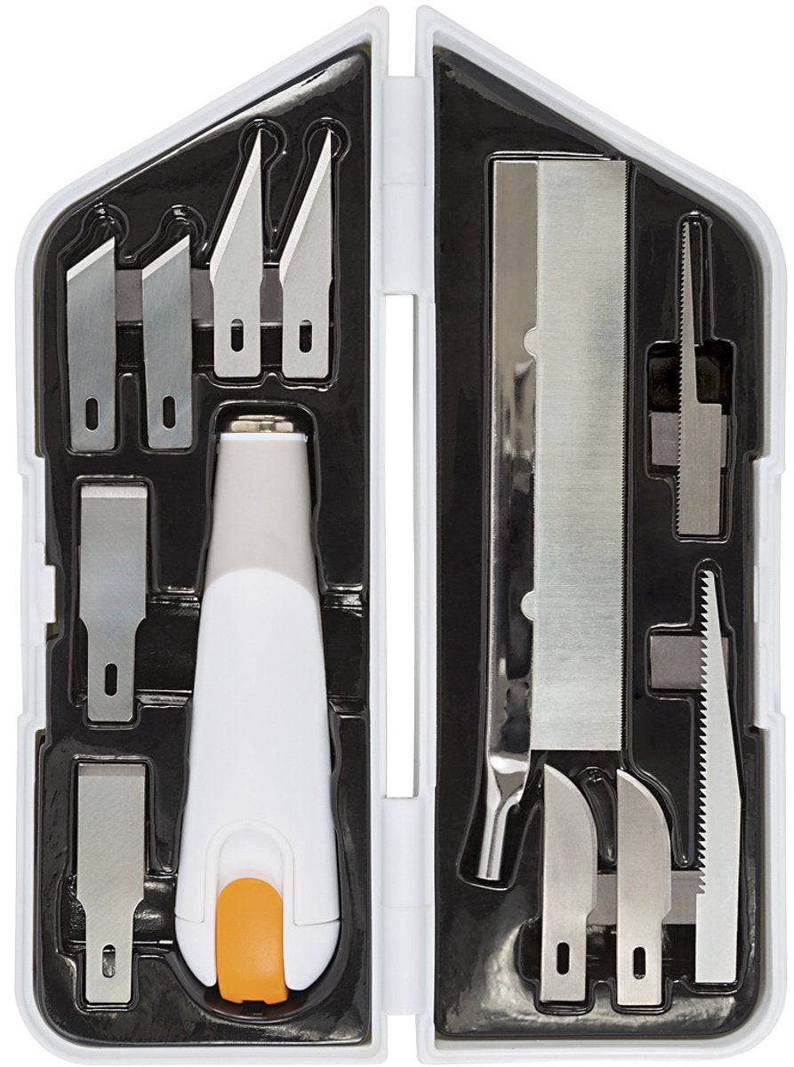Fiskars mes beitel en zaagset