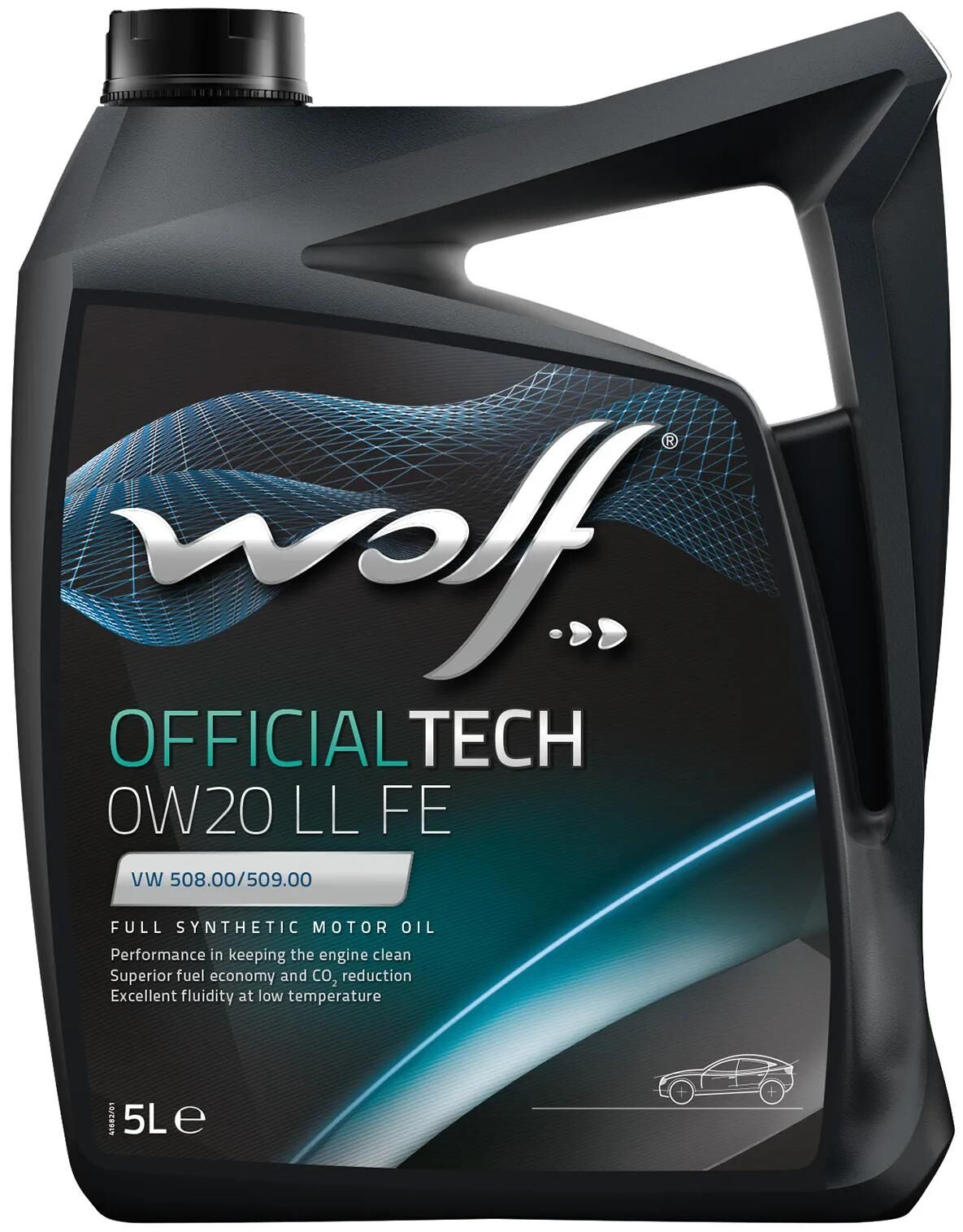 Wolf motorolie officialtech ll fe motoroil 0w20 5l off.tech ll fe