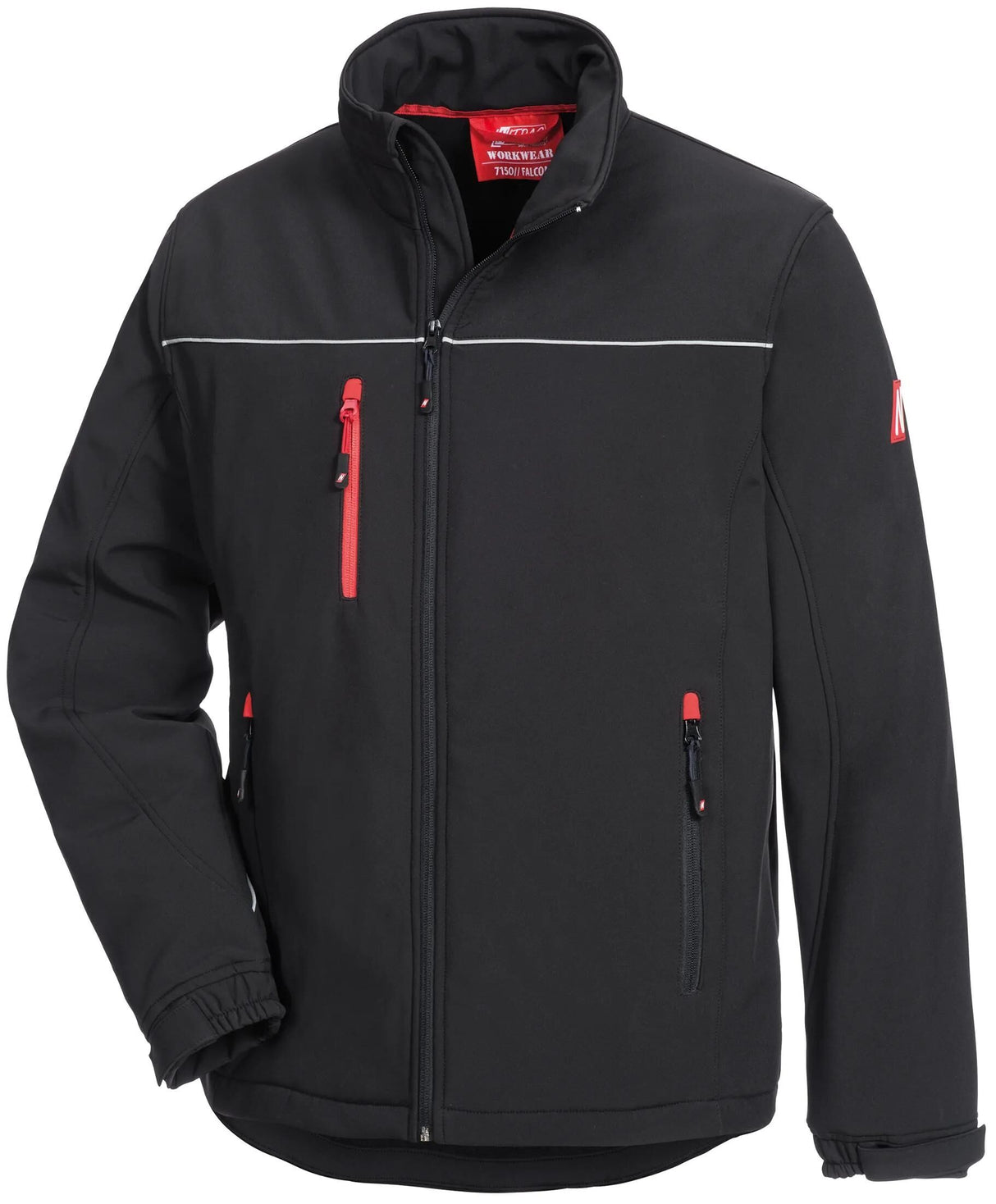 Nitras safety softshell jack motion tex light softshell jacket gr. m motion tex light black