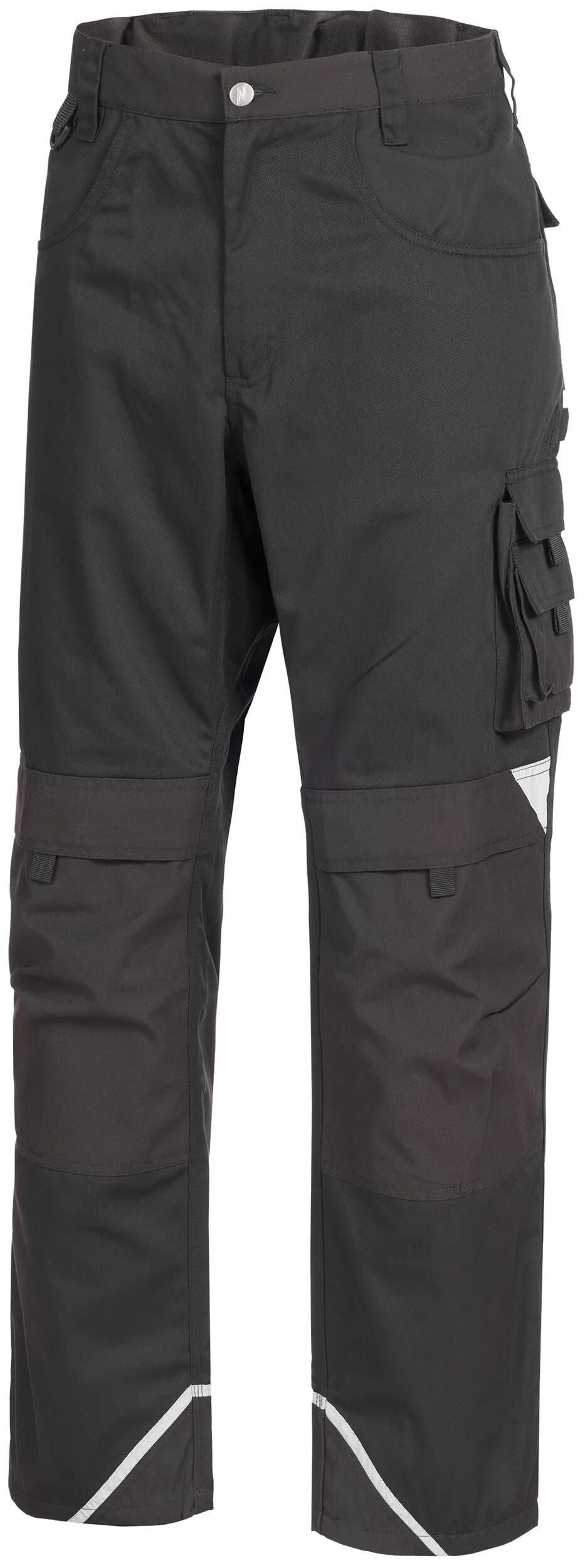 Nitras safety broek met tailleband motion tex plus trousers gr. 48 black nitras motion tex plus