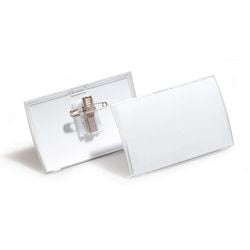 Durable badge met combiclip click fold formaat 40 x 75 mm