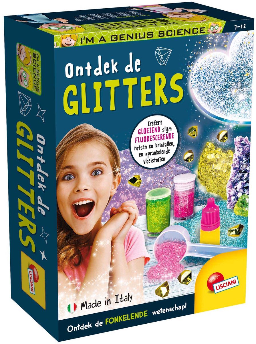 Lisciani i'm a genius pocket science - ontdek de glitters