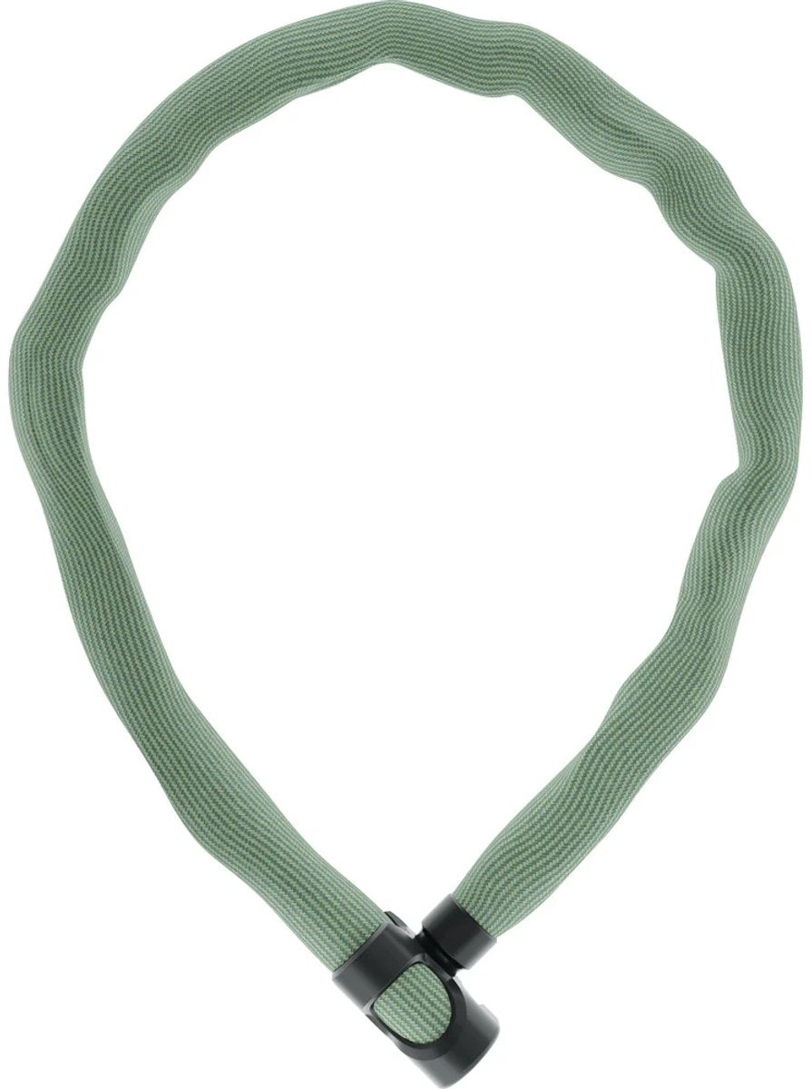 Abus fietsslot kettingslot - ivera chain 7210 color - security level 8 - geel - 110 cm - geschikt voor elektrische fietsen en stadsfietsen