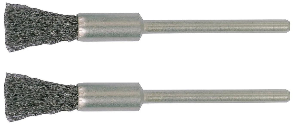 Proxxon penseel brushes shaft 2.35 d=8mm steel 2pcs.