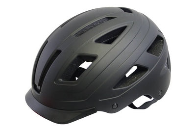 Qt cycle tech helm urban style mat zwart maat l 59-62 cm 2810385