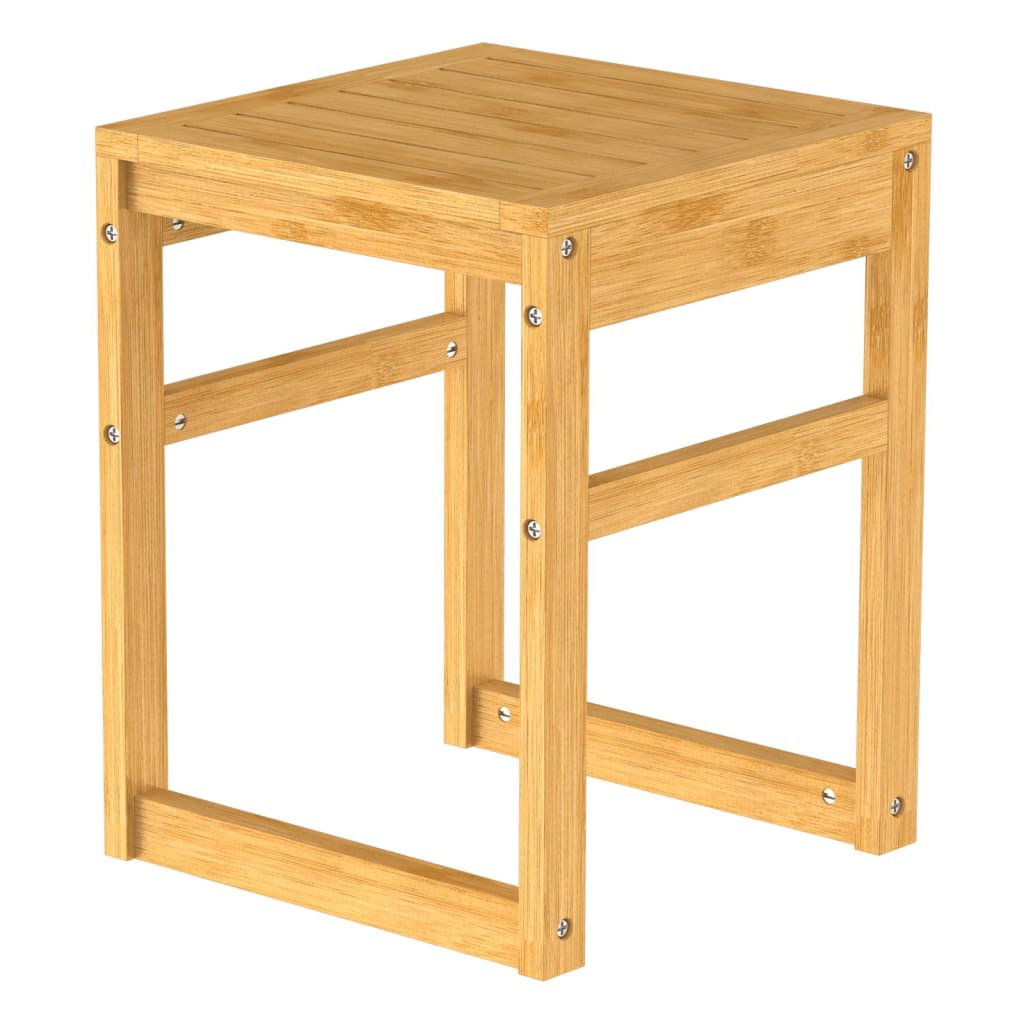 Eisl badkamerkruk 35x35x45 cm bamboe