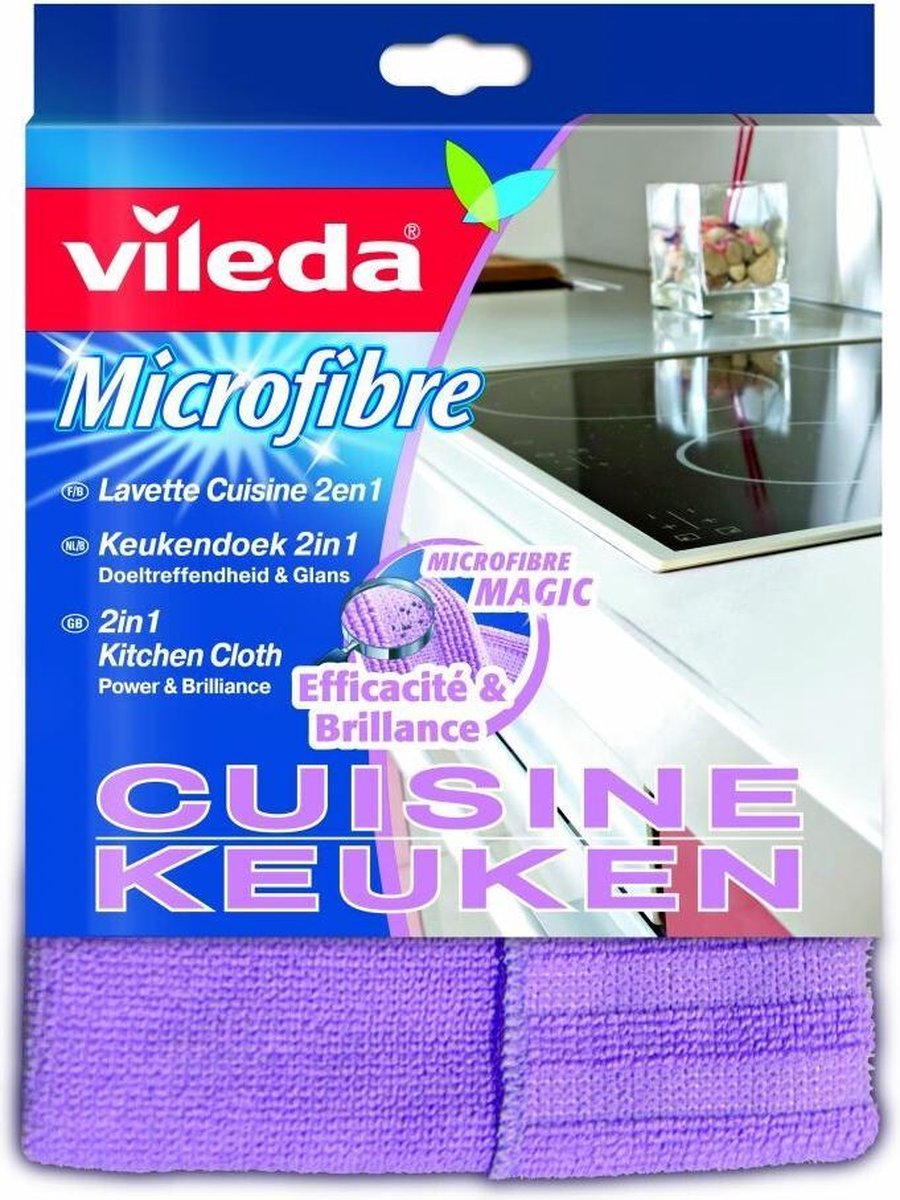 Vileda 2w1 - keuken doekje - microvezel - power zone