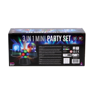Party time! disco mini party set 3 in 1 party time