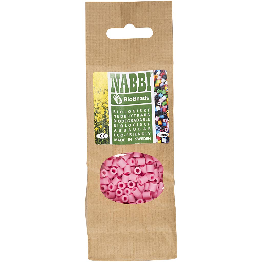 Creativ company https: www.cchobby.nl biobeads-van-nabbi-afm-5x5-mm-gatgrootte-2-5-mm-medium-roze-1000-stuk-1-doos