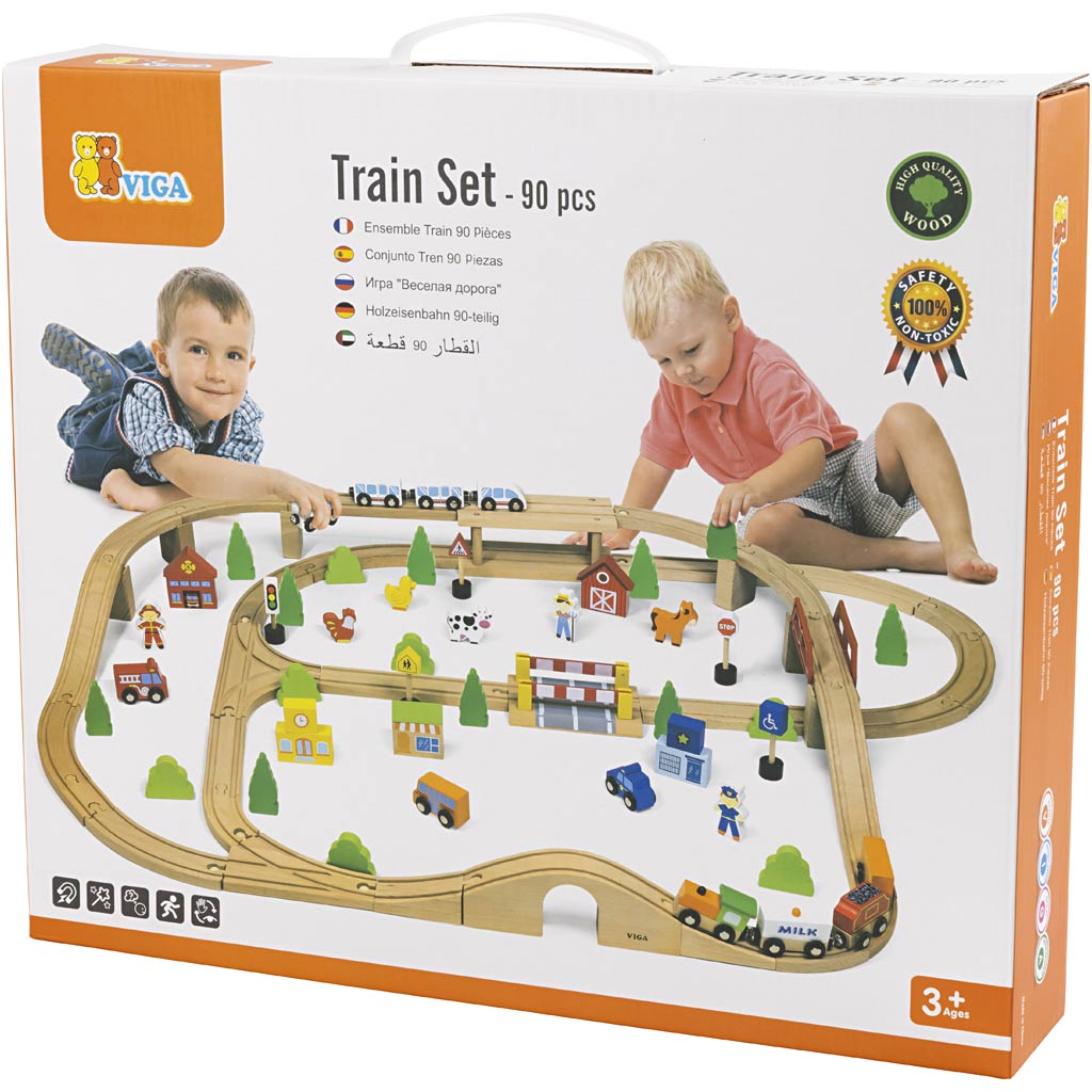 Http: www.cchobby.nl viga-spoorweg-en-stad-90-onderdelen-1-set