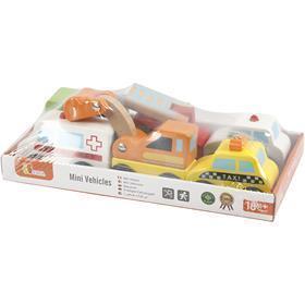 Vigatoys - mini voertuigen - set - 6 stuks