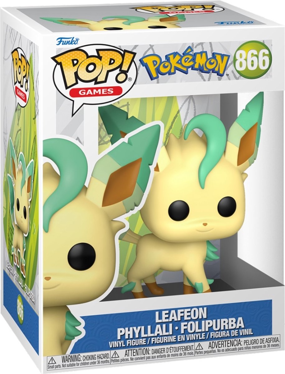 Funko pop games: pokémon leafeon - pop #866