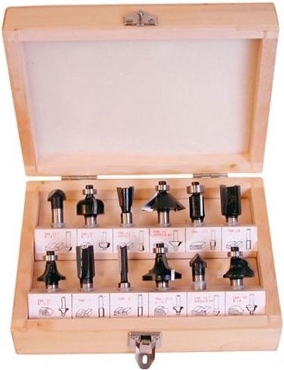 Hikoki hm frezenset (12 stuks)