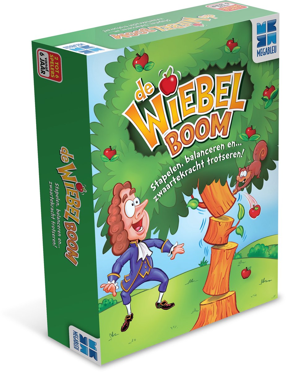 Megableu de wiebelboom - uitdagend kinderspel - newton actiespel voor 2-6 spelers - vanaf 6 jaar - behendigheid plezier