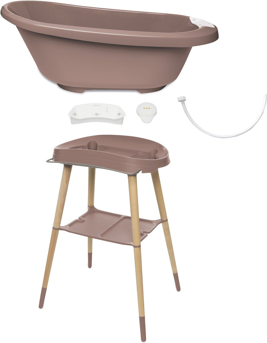 Bébé-jou badset basis + digitale thermometer mocha mousse