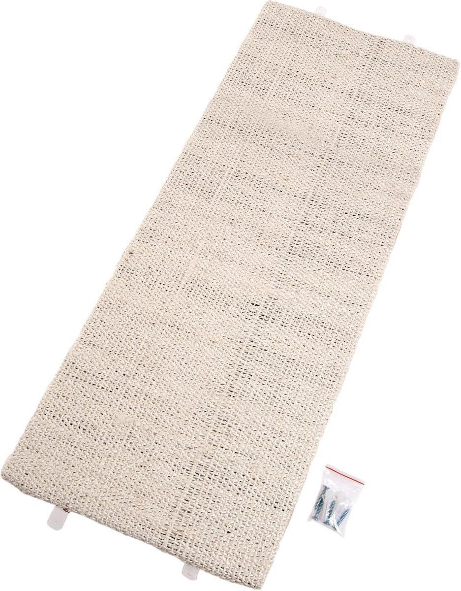 Flamingo katten krabplank hoek sisal - 28x52 - beige