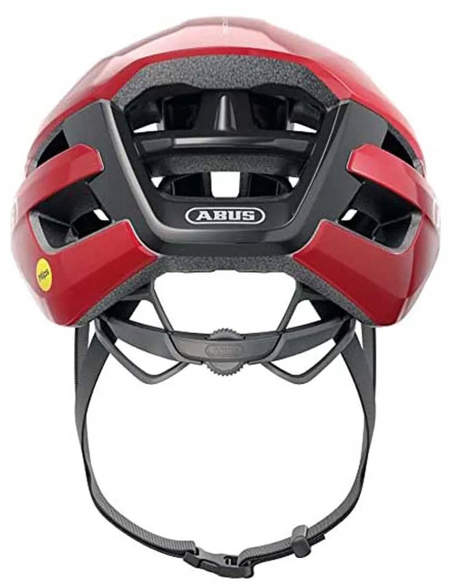 Abus fahrradhelm road powerdome mips 91965-blaze red-m