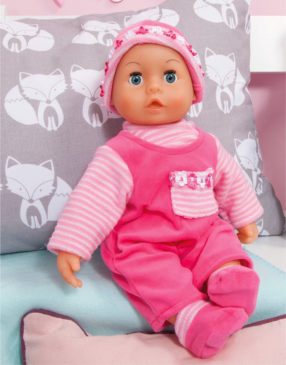 Bayer design - babypop first words baby 38 cm in roze