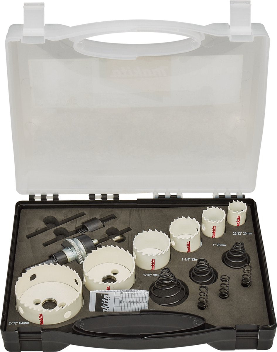 Makita 15-delige metaal gatenzaagset b-38679