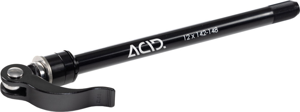 Acid thru axle for bicycle trailer