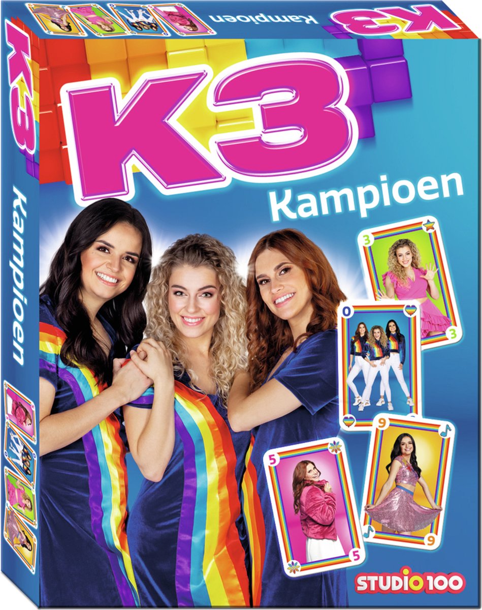 K3 kaartspel - kampioen - met 55 kaarten