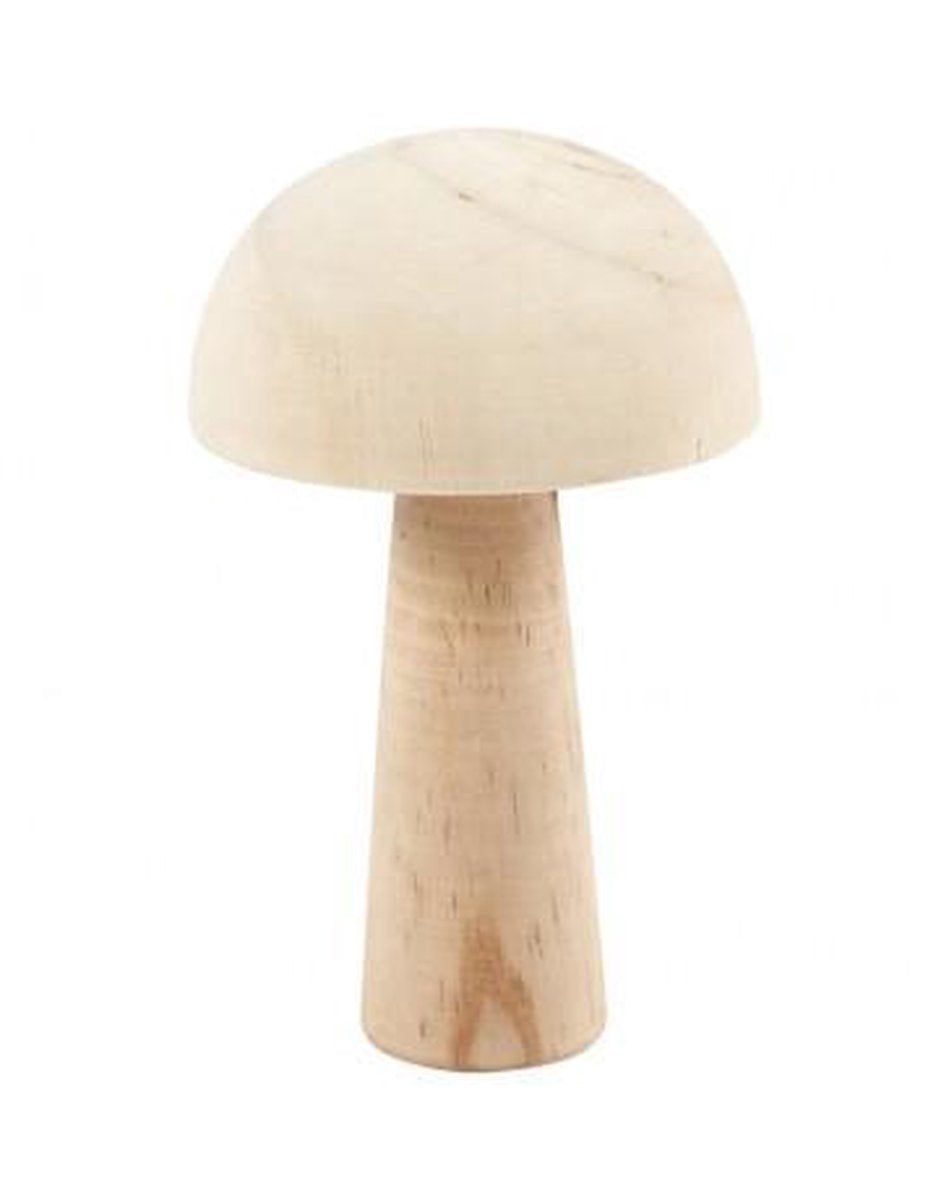 Creativ company houten paddenstoel, 14cm