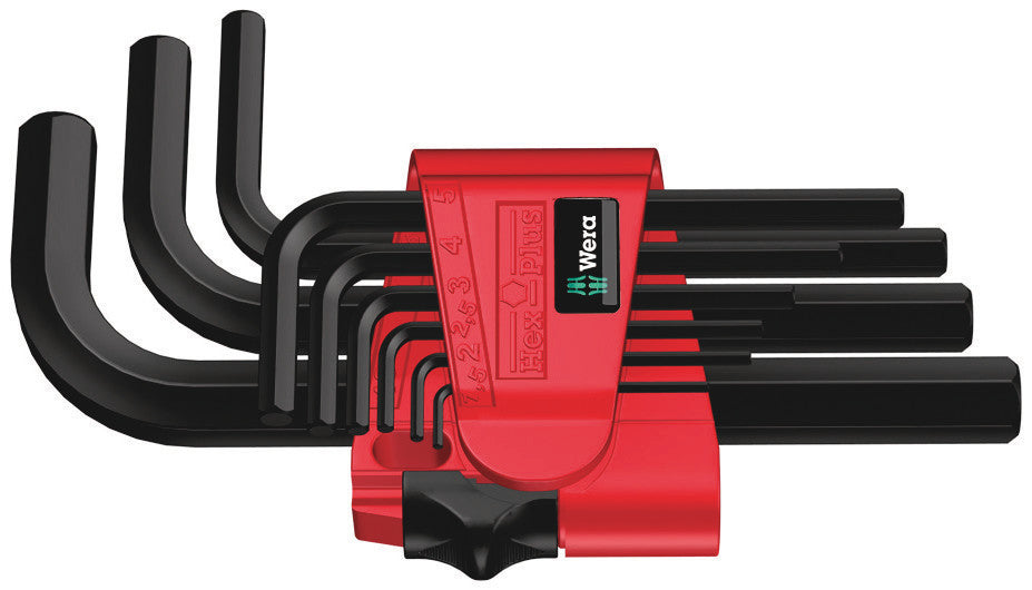Wera 950 9 bm n stifsleutelset, metrisch, blacklaser, 9 -delig - 1 stuk(s) - 05021737001