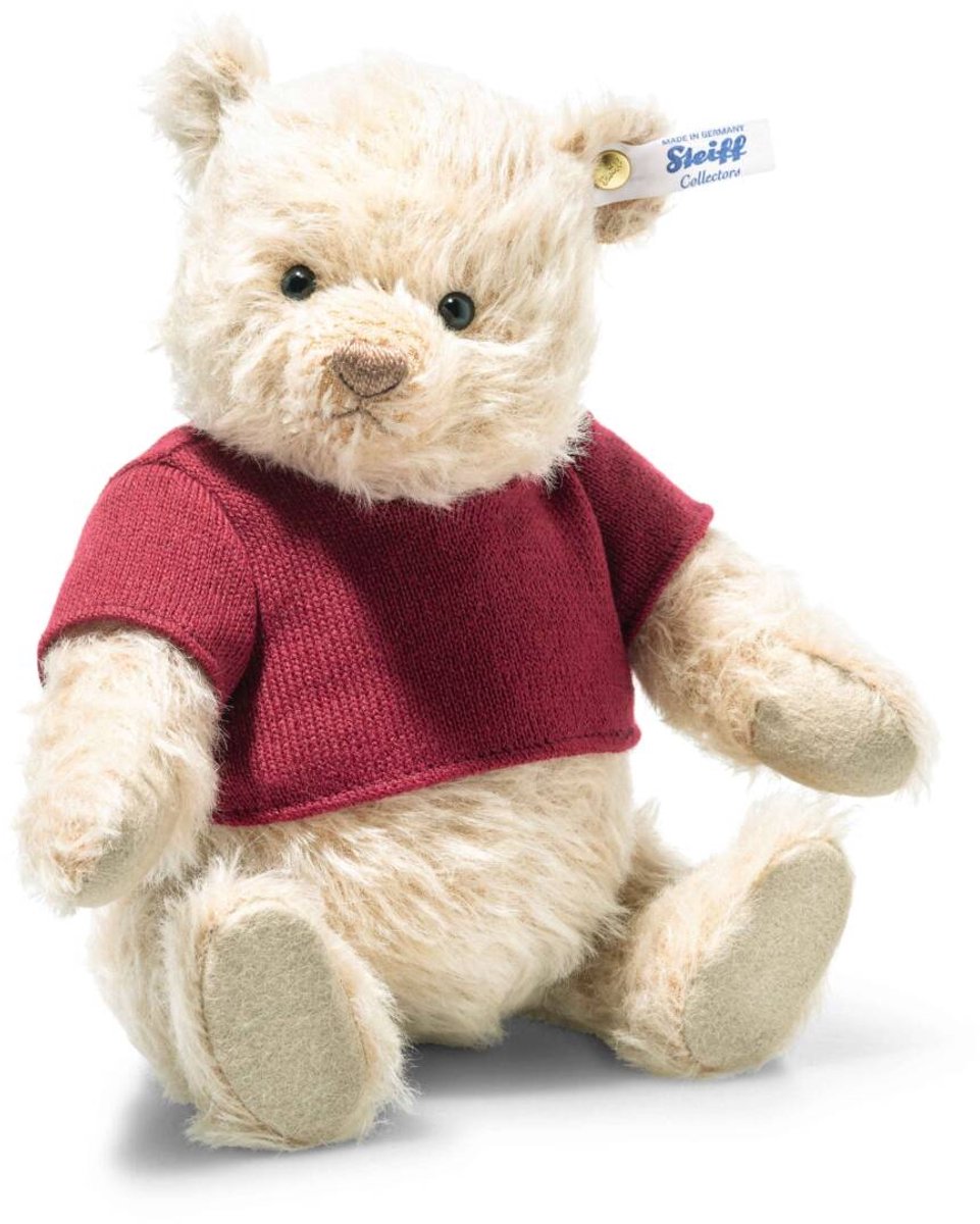 Steiff pluche disney knuffel winnie the pooh christopher robin 26 cm.