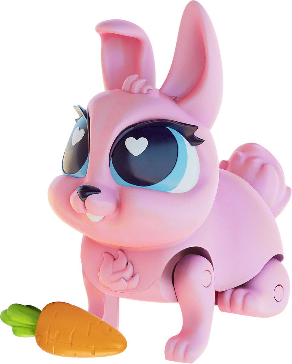 Gear2play jiggly pets pixie - interactief konijntje
