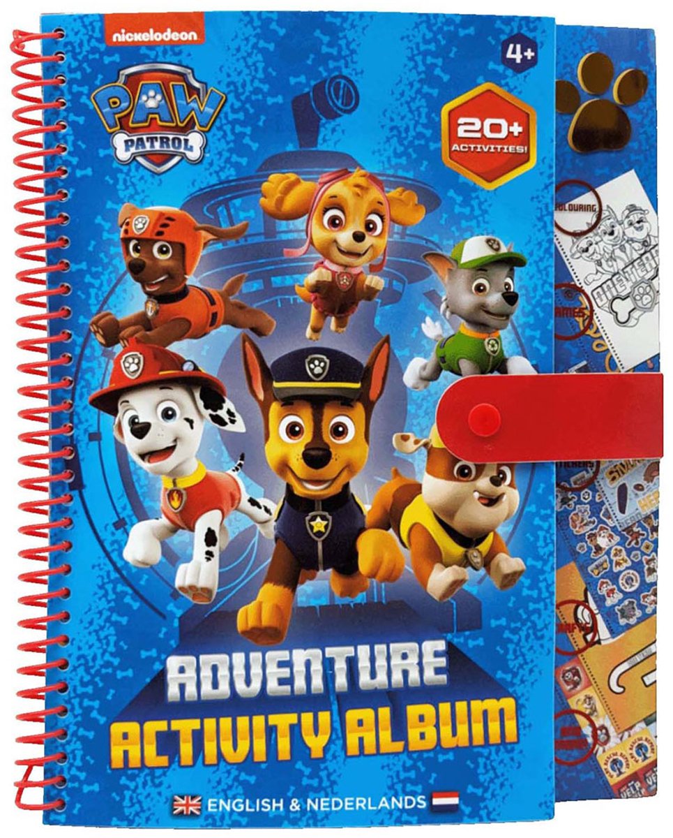 Paw patrol adventure activiteitenboek - stickers - kleurplaten en opdrachten